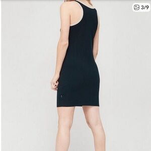 Converse Black Sleeveless Ribbed Scoop-neck Mini Dress women’s size XS